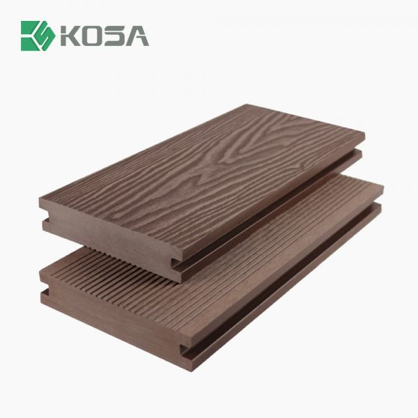 KSD-140S25-Redwood 3D Embossed Composite Decking