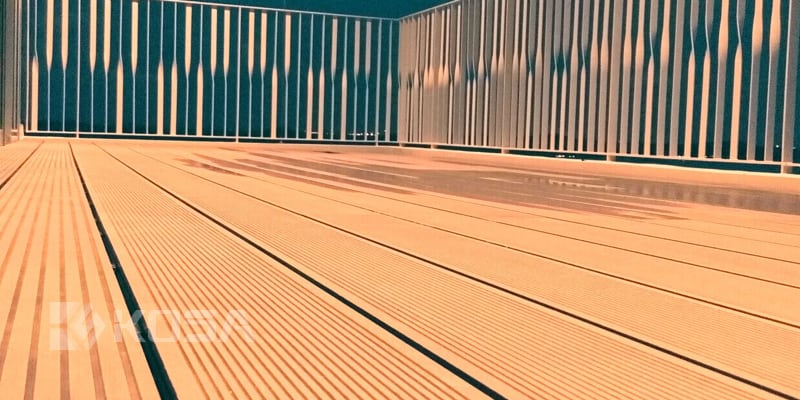 Traditional WPC Solid Decking Boards