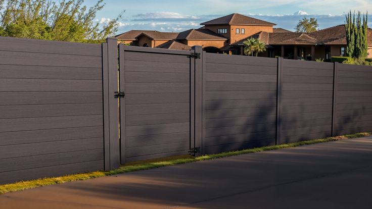 Composite fencing for garden